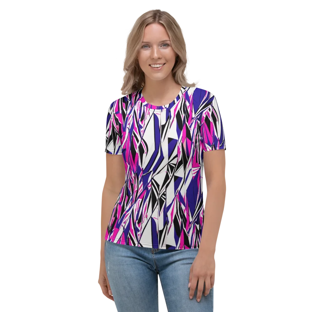 Chrome Wildfire on Women's Crew Neck T-Shirt — Front