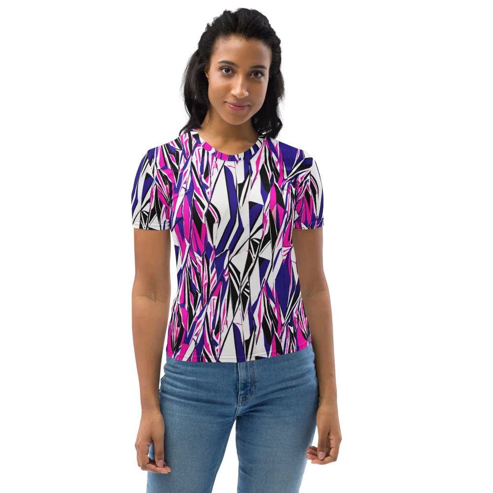 Chrome Wildfire on Women's Crew Neck T-Shirt — Front