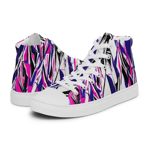 Chrome Wildfire on a Women's High Top Canvas Shoes