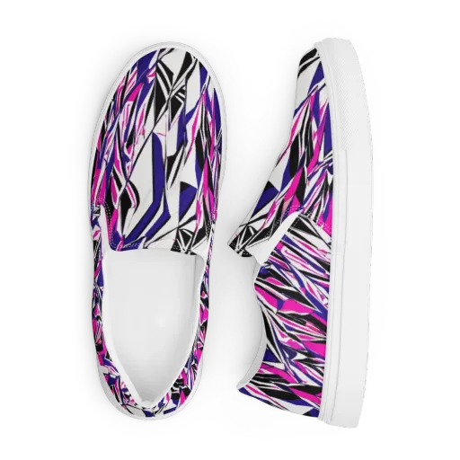 Chrome Wildfire on a Men's Slip-On Canvas Shoes