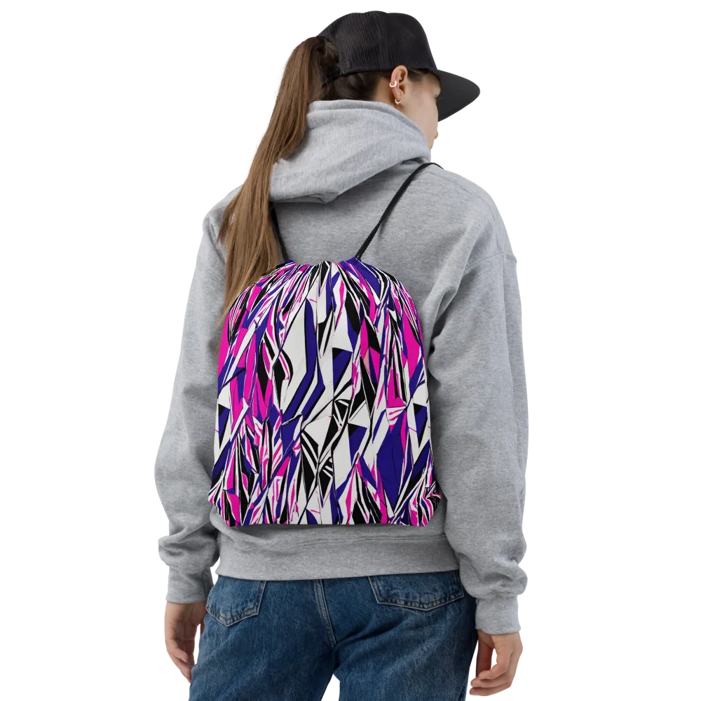 Chrome Wildfire on Drawstring Bag — Front