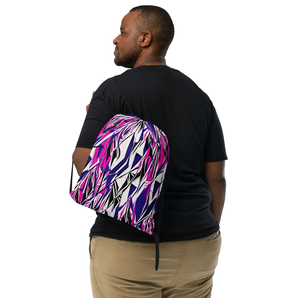 Chrome Wildfire on Drawstring Bag — Front