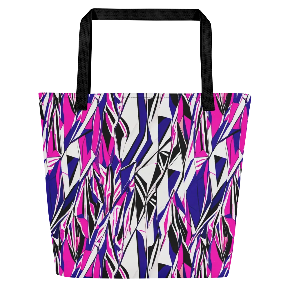 Chrome Wildfire on Large Tote Bag W/ Pocket — Front