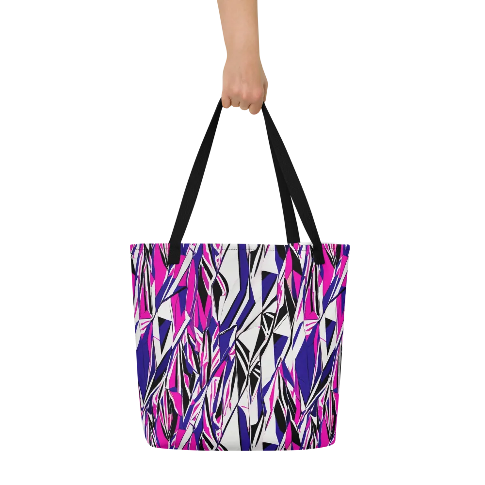 Chrome Wildfire on Large Tote Bag W/ Pocket — Front