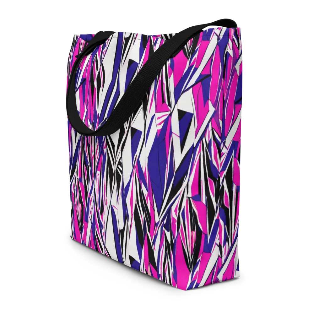 Chrome Wildfire on Large Tote Bag W/ Pocket — Front