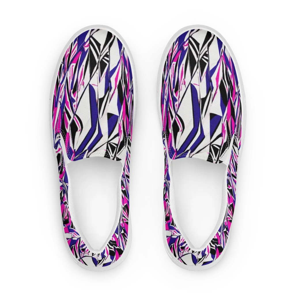 Chrome Wildfire on Women's Slip-On Canvas Shoes — Front