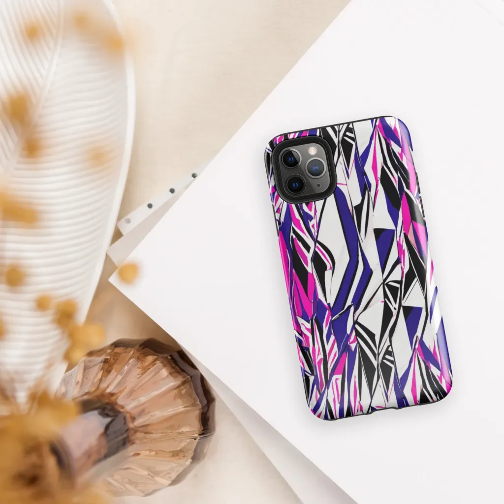 Chrome Wildfire on Tough Case for iPhone® — Front