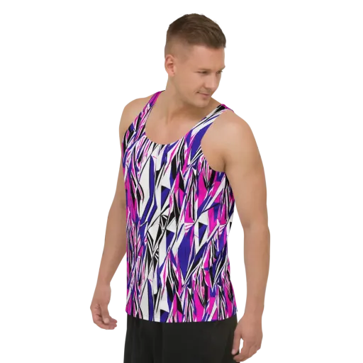 Chrome Wildfire on a Men's Tank Top