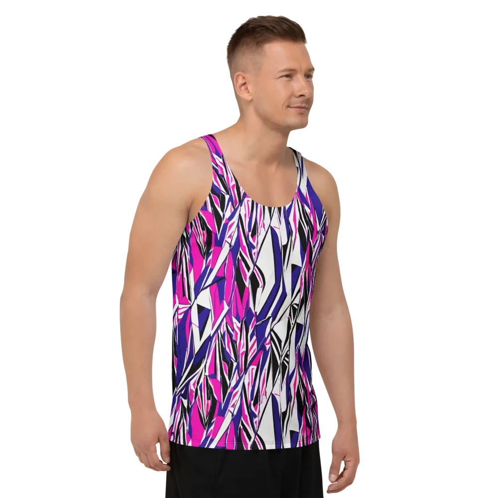 Chrome Wildfire on Men's Tank Top — Right Front
