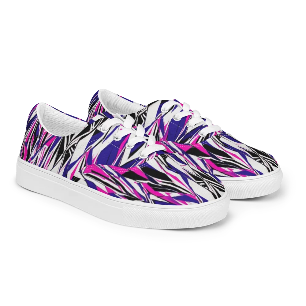 Chrome Wildfire on Men's Lace-Up Canvas Shoes — Right Front