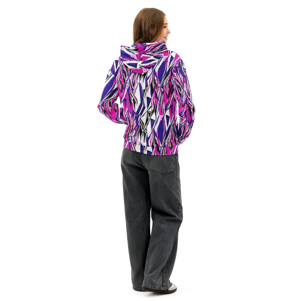 Chrome Wildfire on Cotton Hoodie — Back