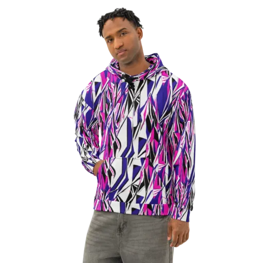 Chrome Wildfire on a Cotton Hoodie