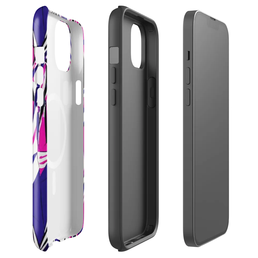 Chrome Wildfire on MagSafe Tough Case for iPhone® — Front