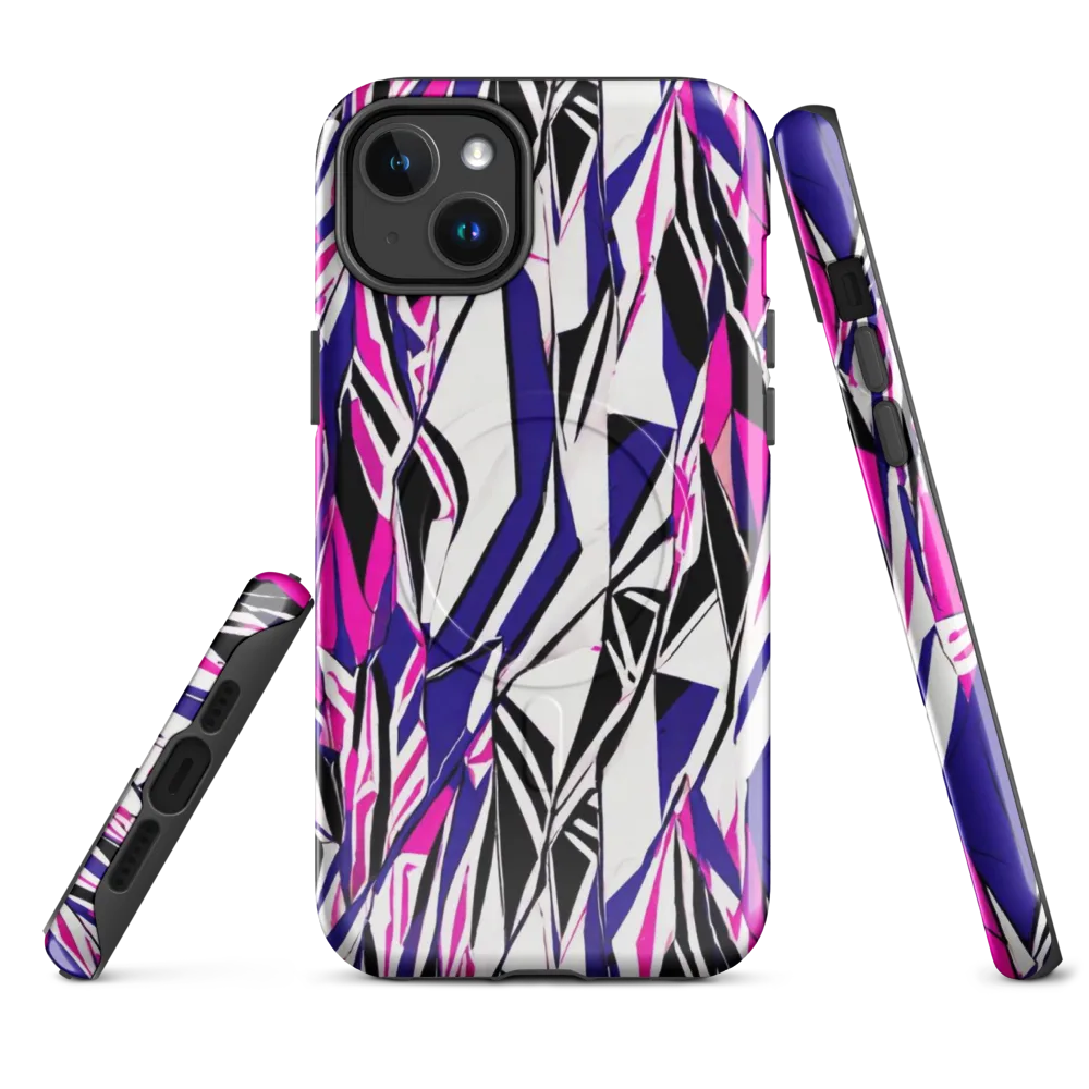 Chrome Wildfire on MagSafe Tough Case for iPhone® — Front