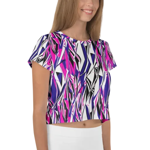 Chrome Wildfire on a Crop Tee