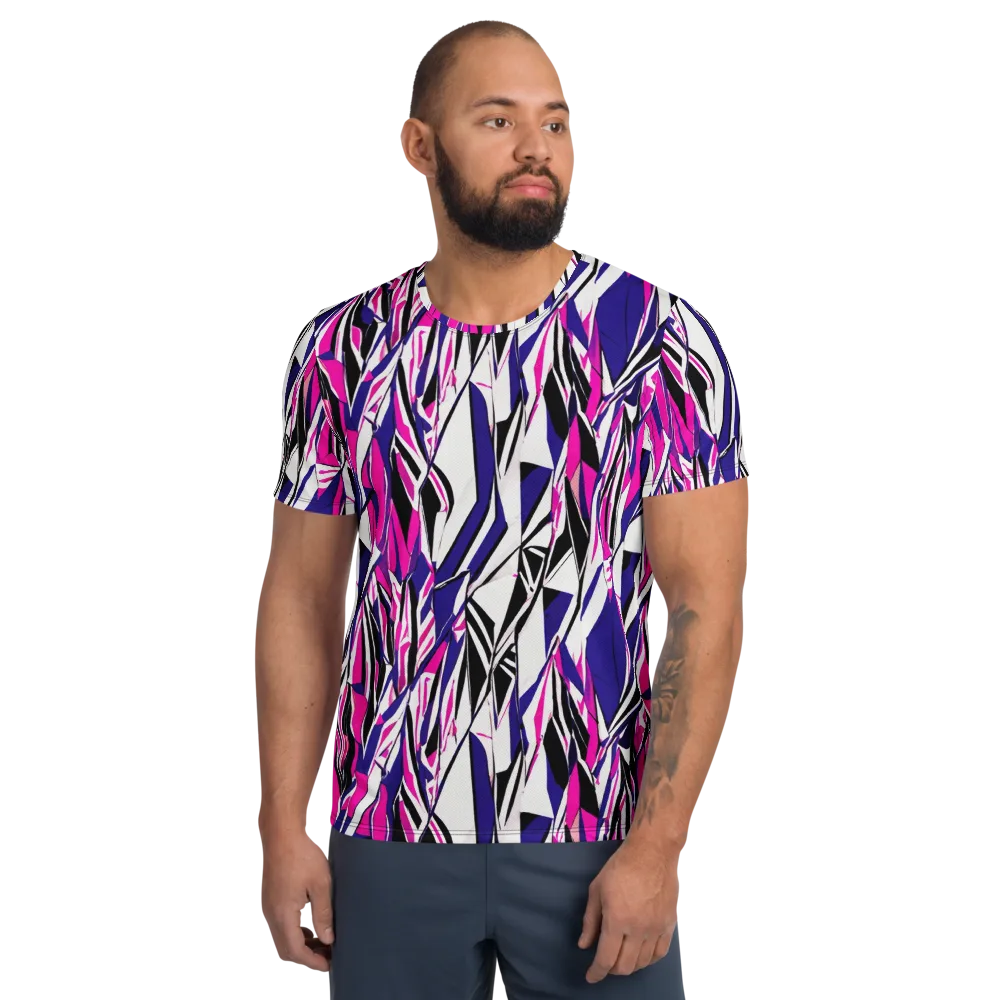 Chrome Wildfire on Men's Athletic T-Shirt — Front