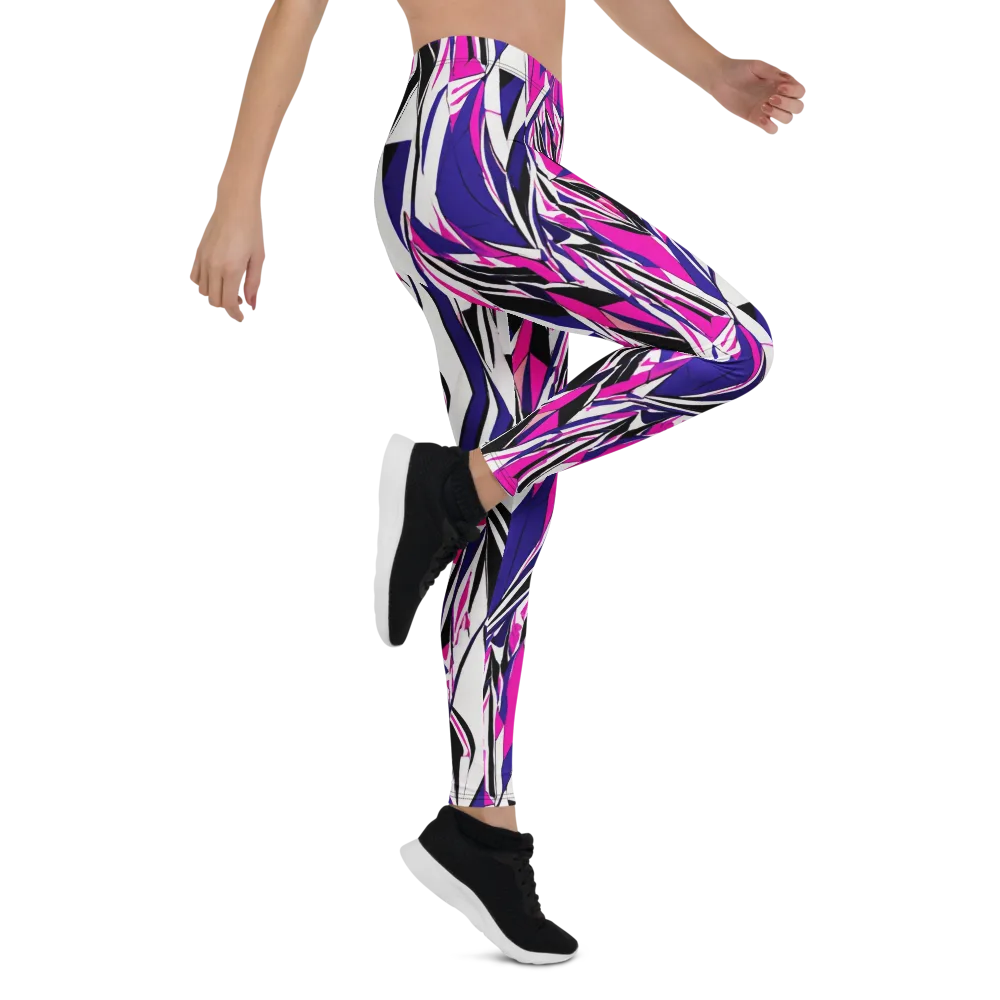 Chrome Wildfire on Leggings — Right