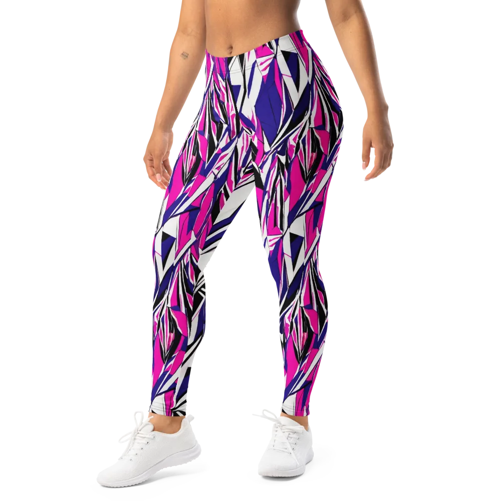 Chrome Wildfire on Leggings — Left Front