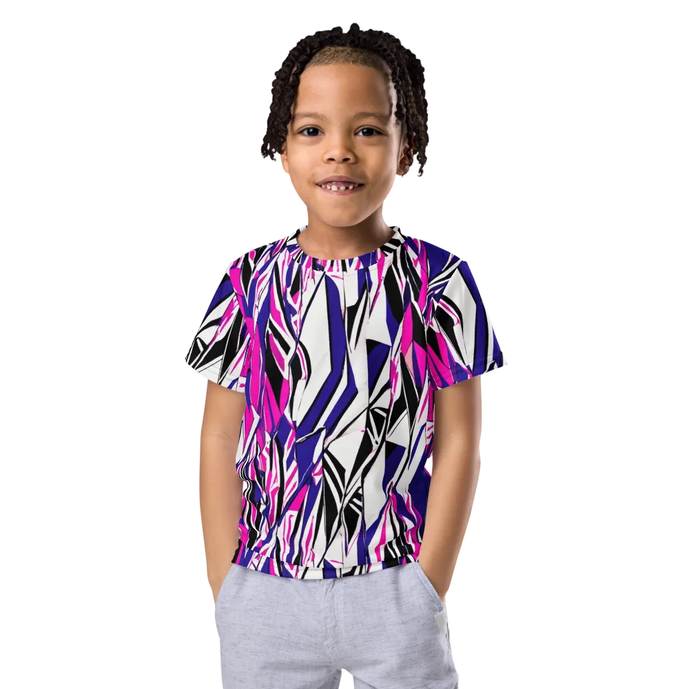 Chrome Wildfire on Kids Crew Neck T-Shirt — Front