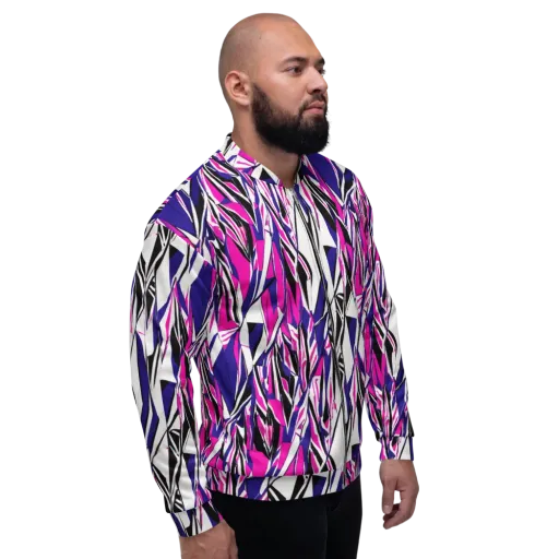 Chrome Wildfire on a Bomber Jacket