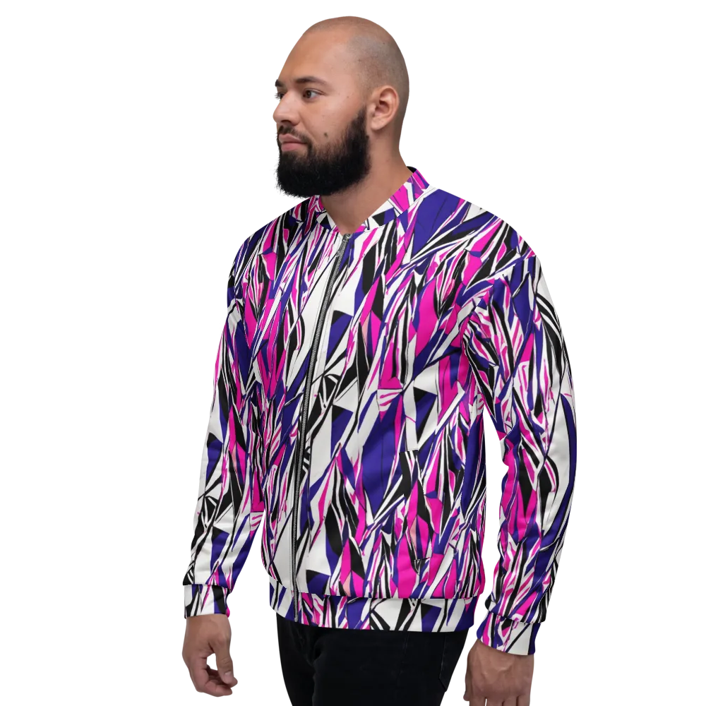 Chrome Wildfire on Bomber Jacket — Left