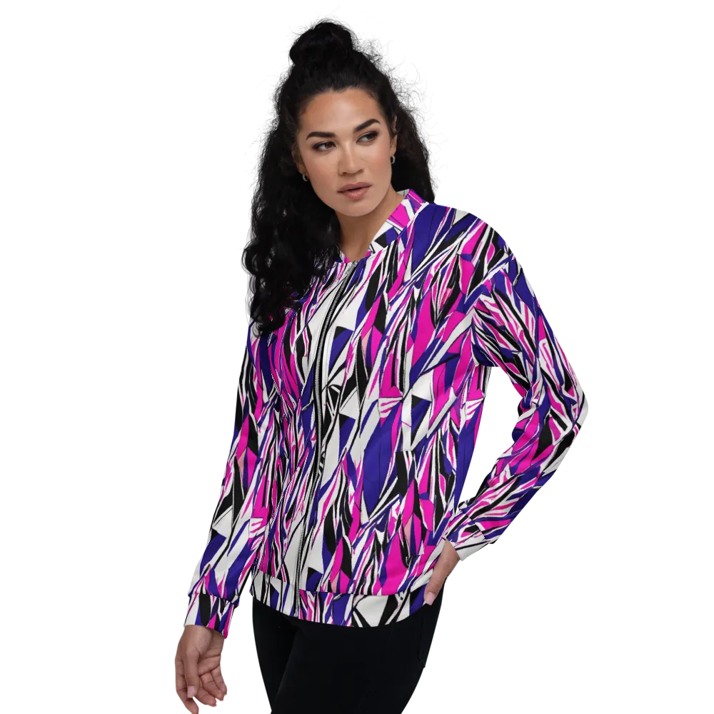 Chrome Wildfire on Bomber Jacket — Left