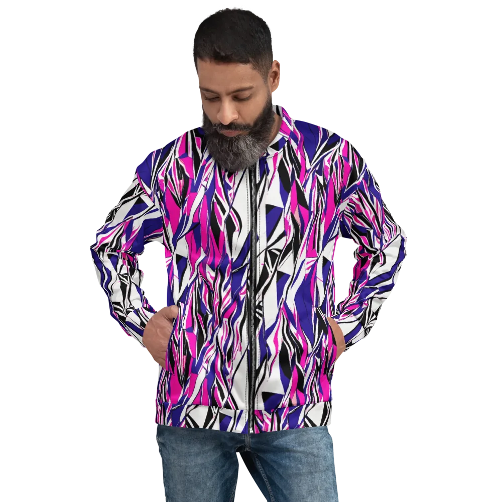 Chrome Wildfire on Bomber Jacket — Front
