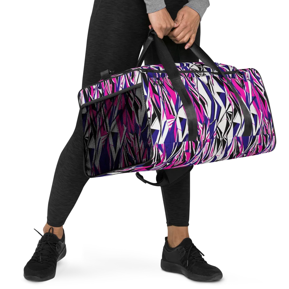 Chrome Wildfire on Duffle Bag — Right Front