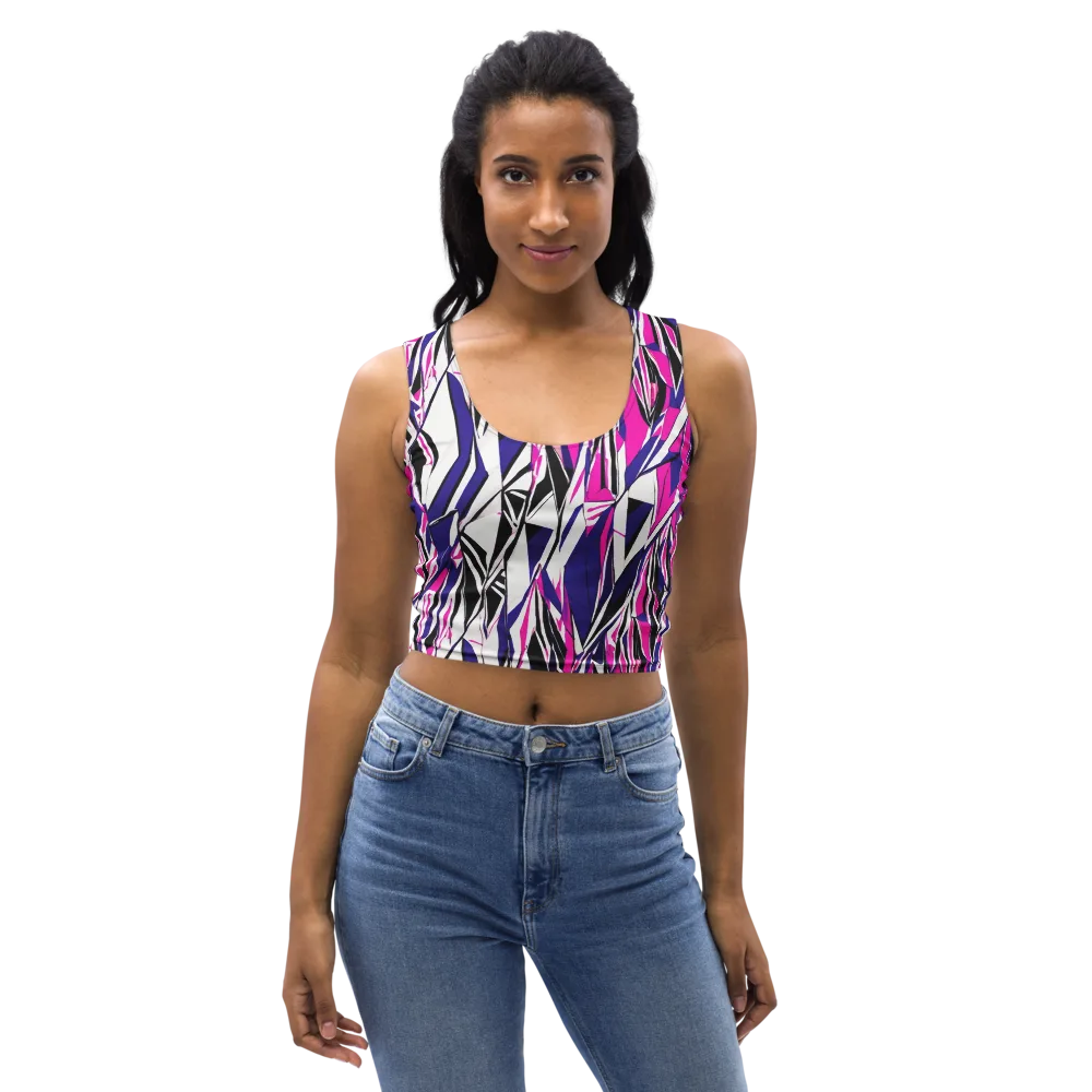 Chrome Wildfire on Crop Top — Front