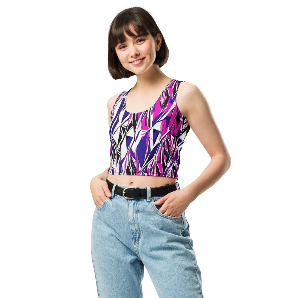 Chrome Wildfire on Crop Top — Front