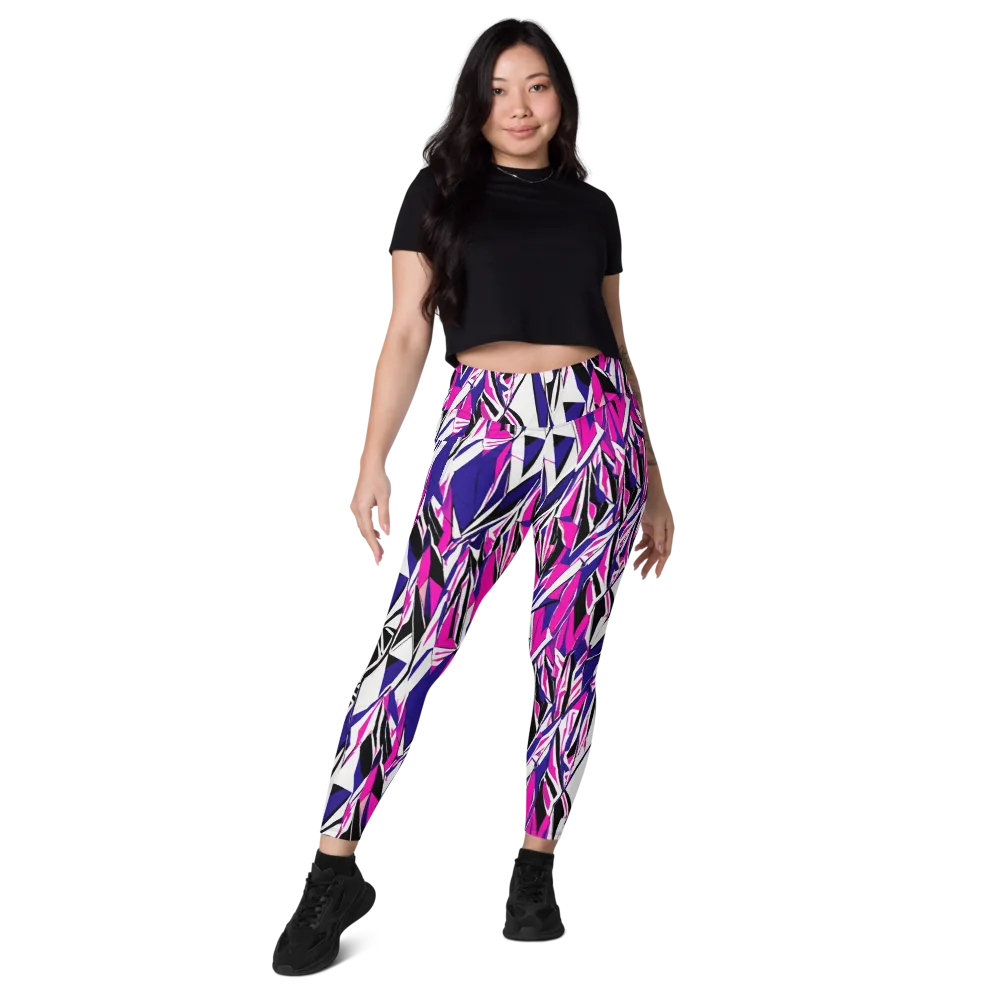 Chrome Wildfire on Leggings with Pockets — Front
