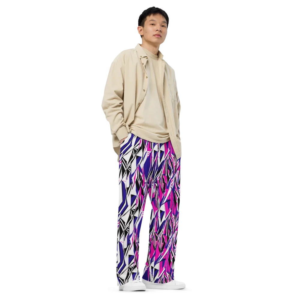 Chrome Wildfire on Wide-Leg Pants — Right Front