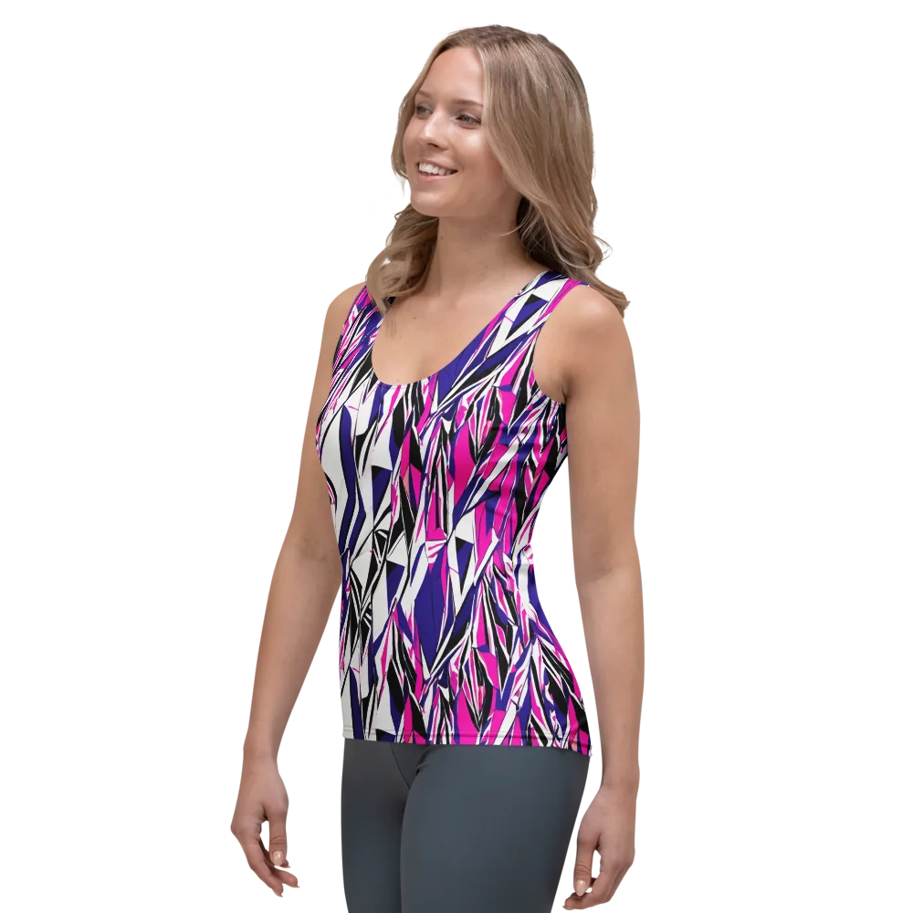 Chrome Wildfire on Women's Tank Top — Left Front