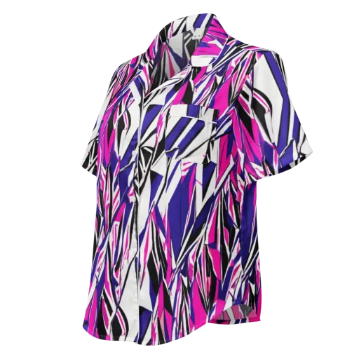 Chrome Wildfire on a Women's Short Sleeve Pajama Top
