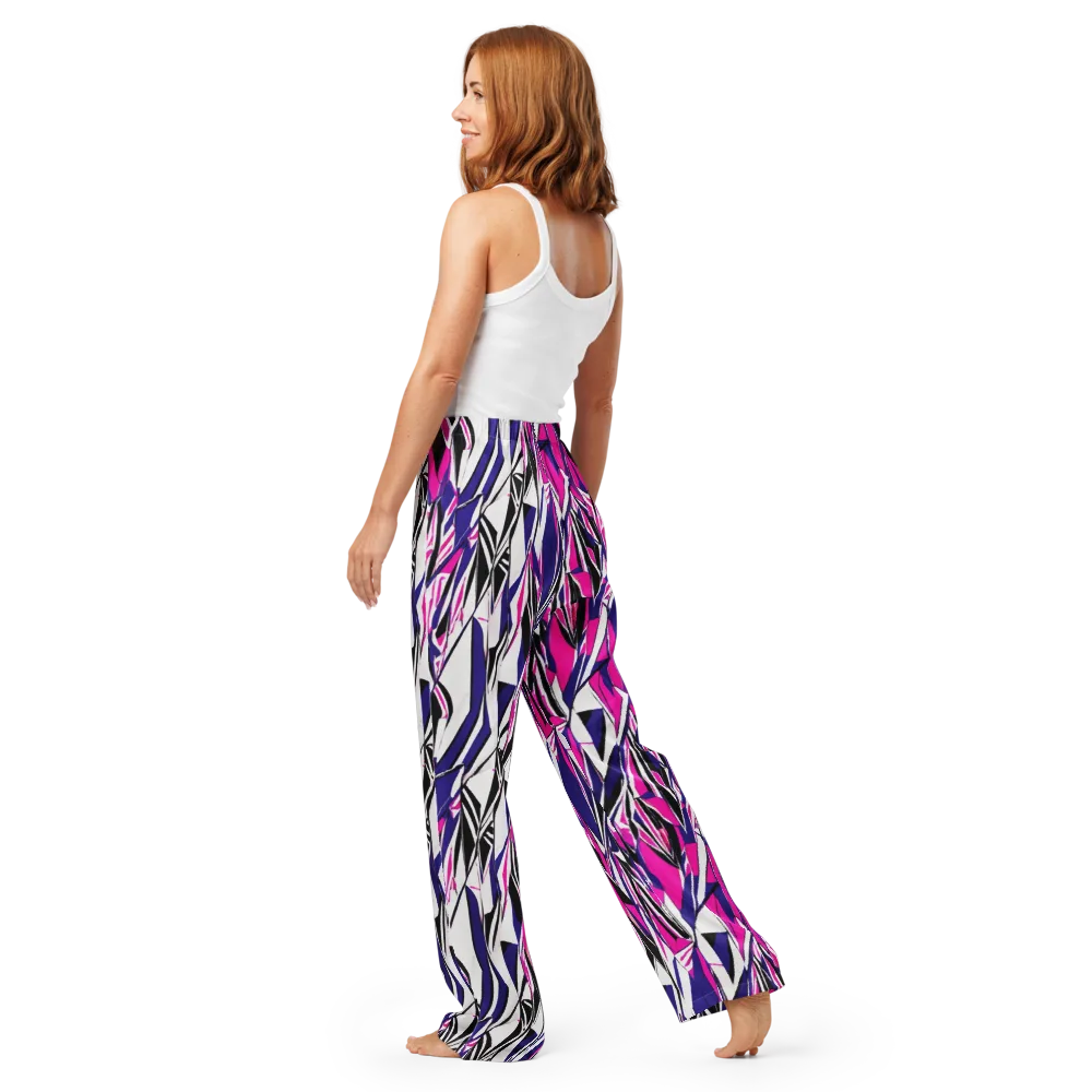 Chrome Wildfire on Women's Pajama Pants — Back