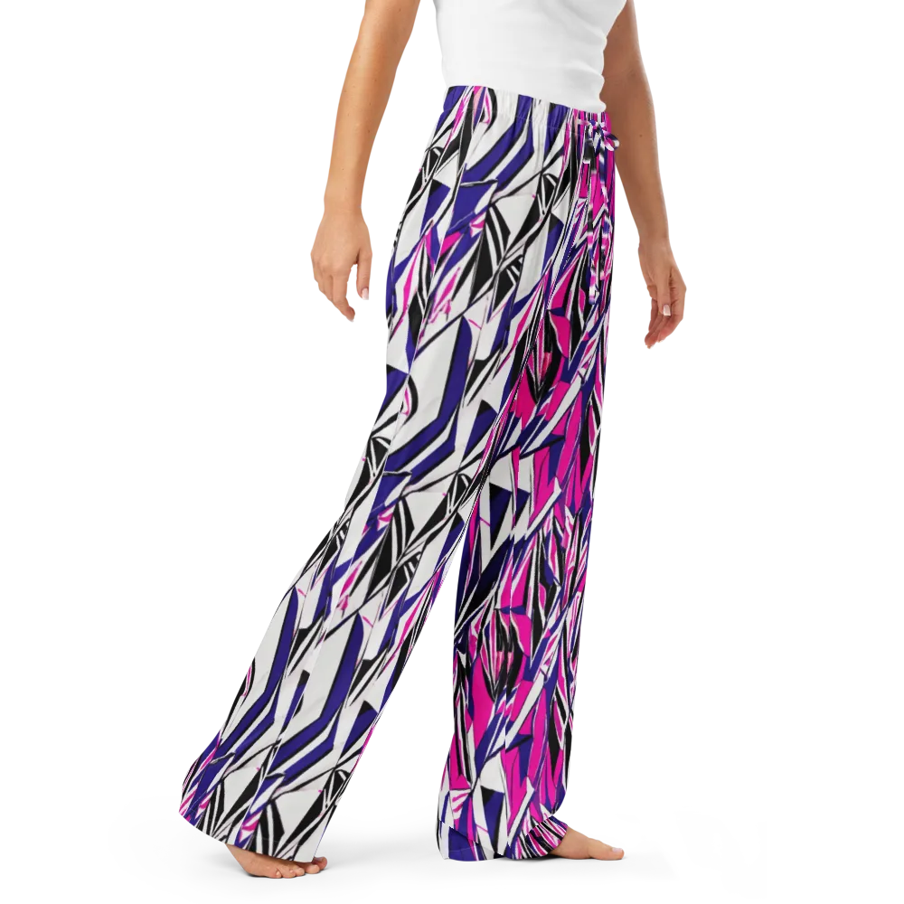 Chrome Wildfire on Women's Pajama Pants — Right Front