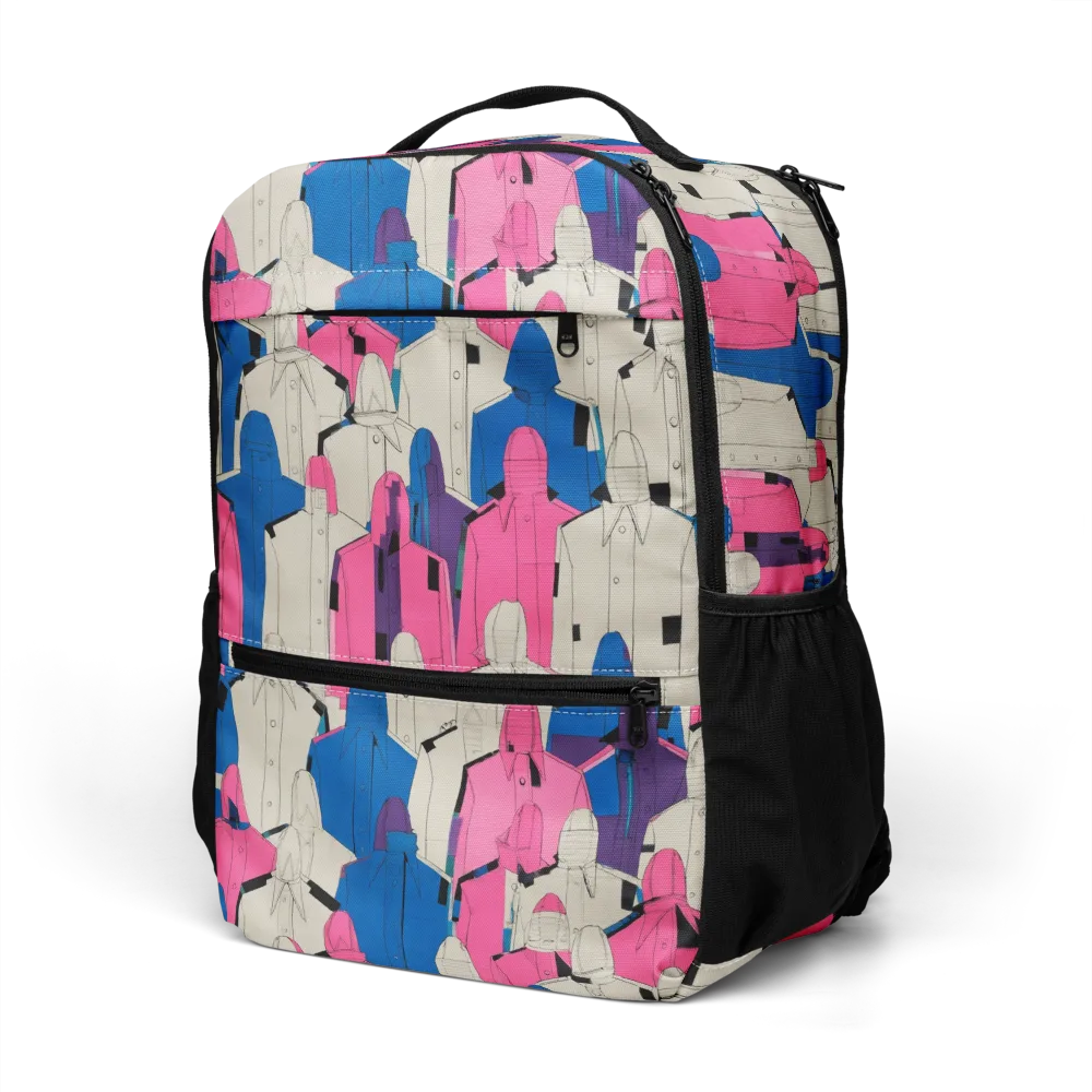 Neon Trench Choir on Utility Backpack — Left Front
