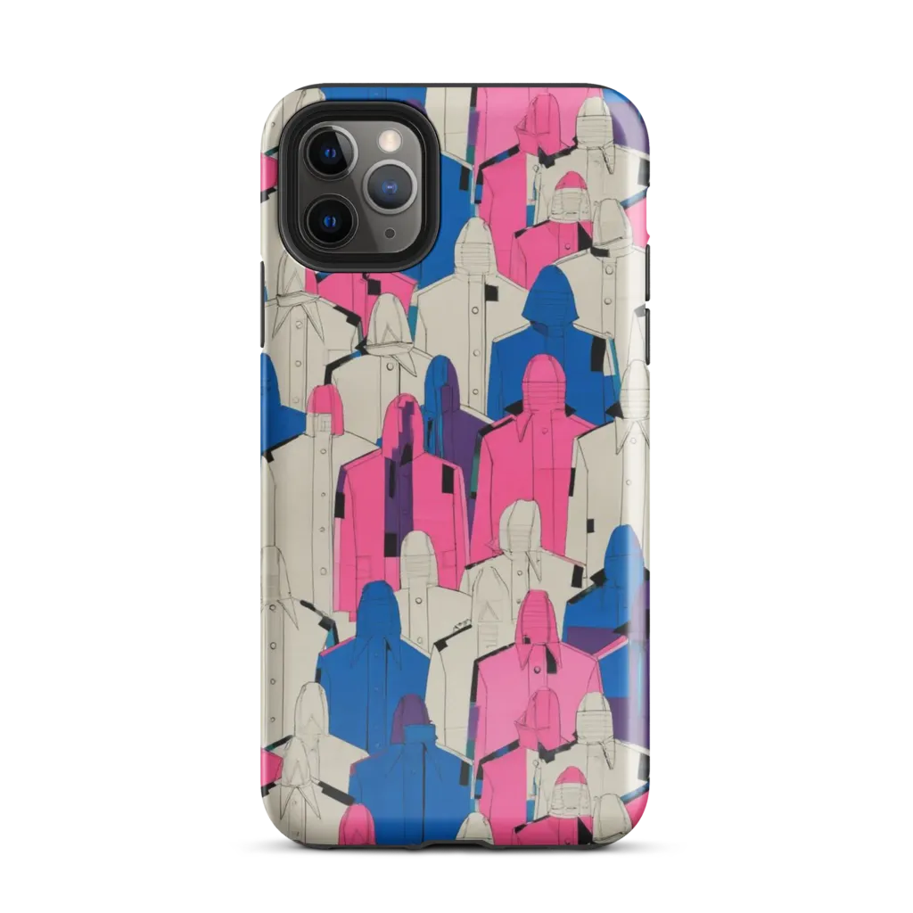 Neon Trench Choir on Tough Case for iPhone® — Front