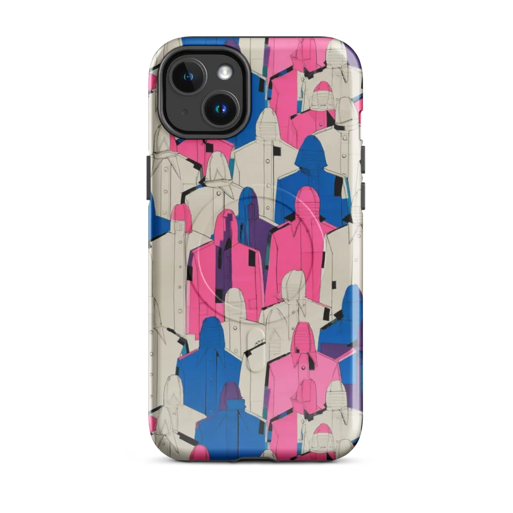 Neon Trench Choir on MagSafe Tough Case for iPhone® — Front