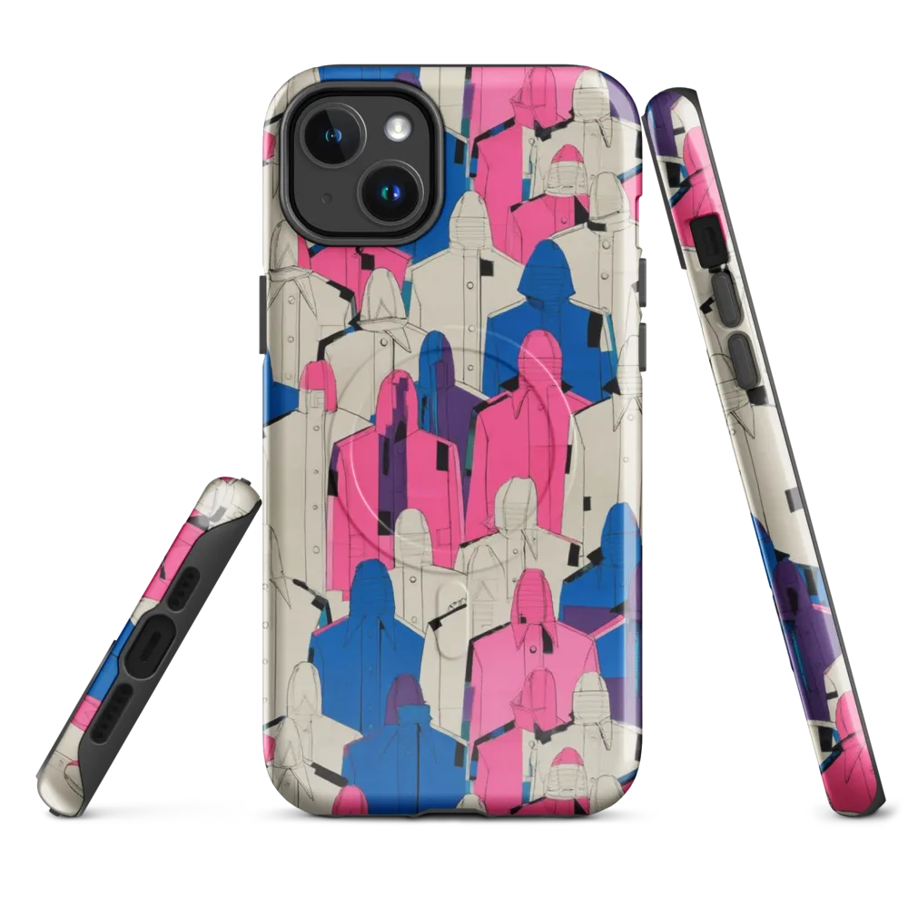 Neon Trench Choir on MagSafe Tough Case for iPhone® — Front