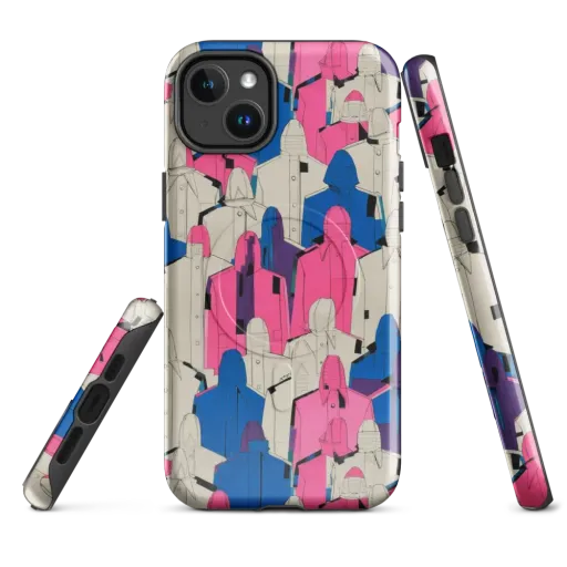 Neon Trench Choir on a MagSafe Tough Case for iPhone®