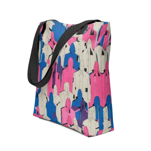 Neon Trench Choir on a Tote Bag