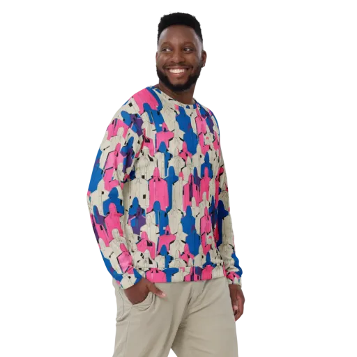 Neon Trench Choir on a Sweatshirt
