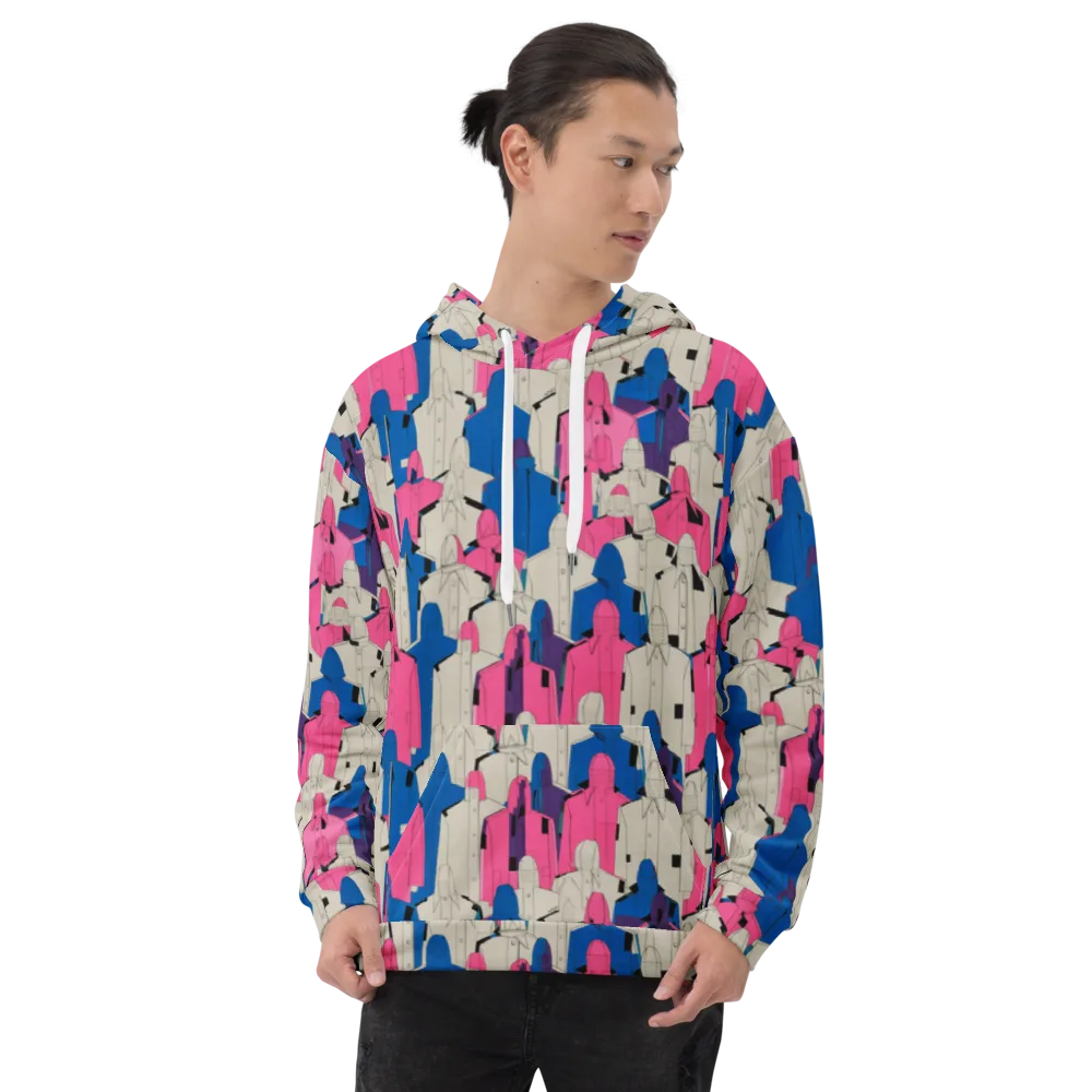 Neon Trench Choir on Hoodie — Front