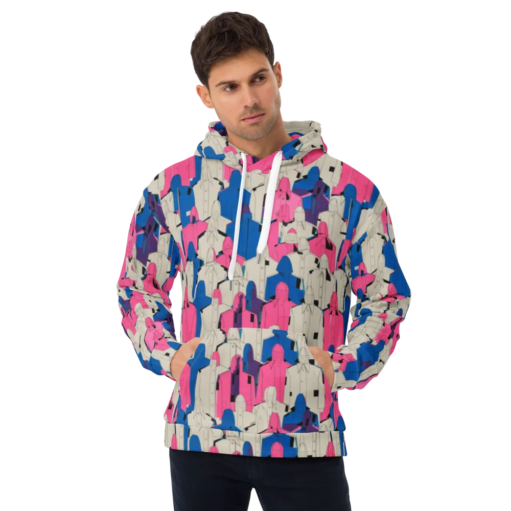 Neon Trench Choir on Hoodie — Front
