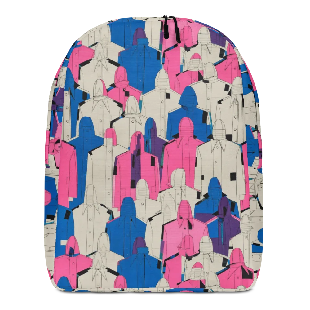 Neon Trench Choir on Minimalist Backpack — Front