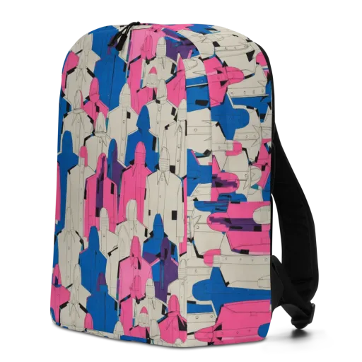 Neon Trench Choir on a Minimalist Backpack