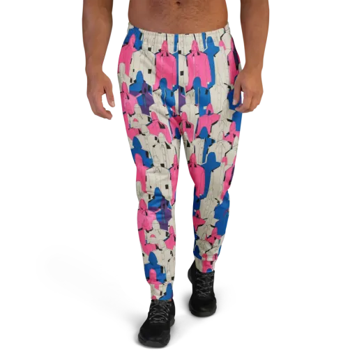 Neon Trench Choir on a Men's Joggers