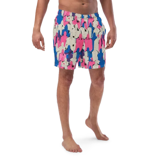 Neon Trench Choir on a Swim Trunks