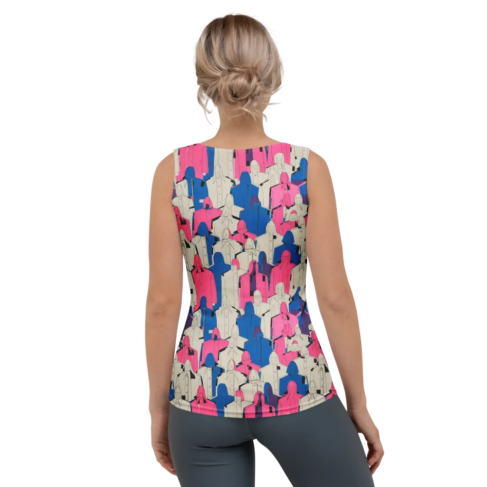 Neon Trench Choir on Women's Tank Top — Back